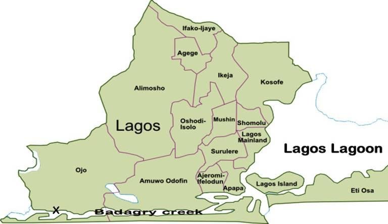 Lagos State Map