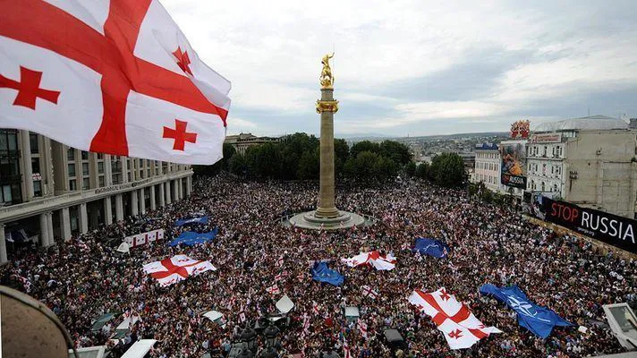 The Rose Revolution in 2003